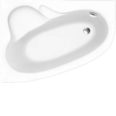 Ванна акриловая асимметричная левая с ножками, без панели Bonito Home MAYA 1700X1100 L