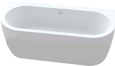 Ванна акриловая с ногами и панелью Bonito Home Muro 1700x750. Распродажа