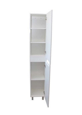 Шкаф-пенал напольная IDEA SHARP 35 128.11, белый