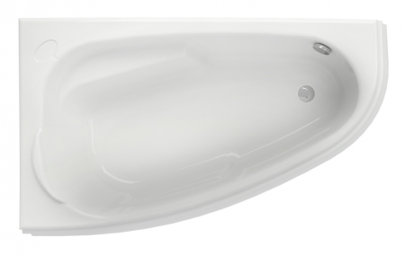 Ванна акриловая асимметричная правая с ножками и панелью Cersanit JOANNA NEW белая 140х90 (S301-166+S401-102)