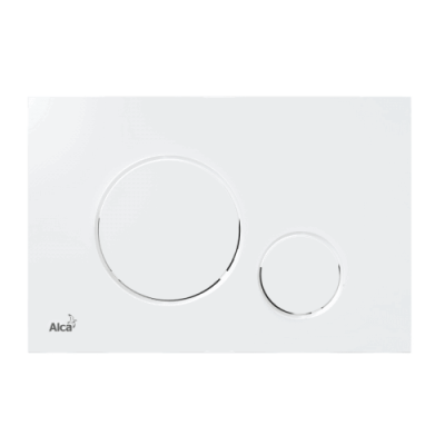 Кнопка управления Alca Plast для скрытых систем инсталляций белый M670