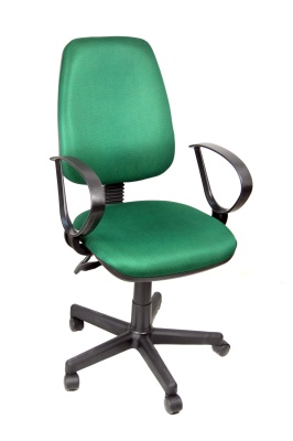 Кресло Деловая Обстановка Стар синхро рондо ткань-сетка зеленый SW-17