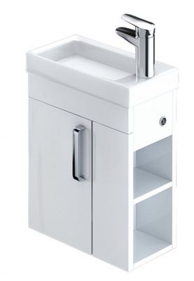 Тумба подвесная 40 см с умывальником Iddis Torr TOR40W1i95K. Образец. Акция