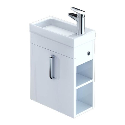 Тумба подвесная 40 см с умывальником Iddis Torr TOR40WRi95K. Образец. Акция