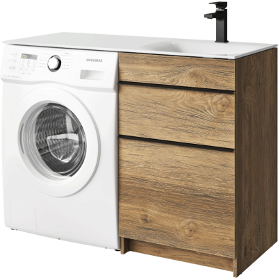 Тумба напольная с умывальником Aqwella Terra TER01052NDB R, дуб балтийский