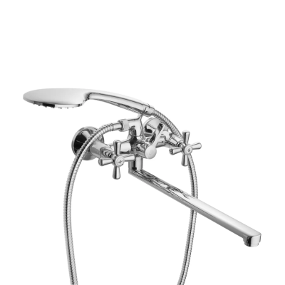 Смеситель для ванны-душа с длинным изливом Santek Рокс, хром WH5A12014C001. Акция