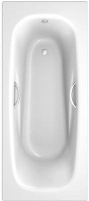 Ванна стальная BLB Universal Anatomica HG 170*75 см с ножками BLB Universal, белая S398044AH000000 (B75L)