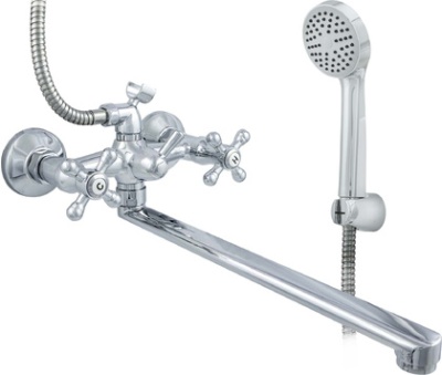 Смеситель для ванны и душа Центр сантехники ЦС-СМ 600/5.1-4 К, хром СМ504051