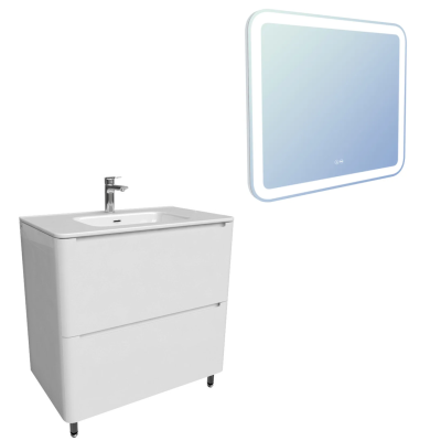 Комплект: тумба и зеркало Iddis Edifice 80 см. Акция