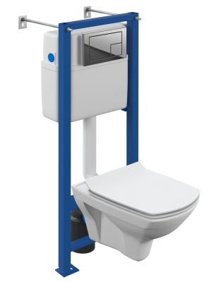 Комплект: CARINA XL CO DPL EO slim + инсталляция VECTOR + кнопка CORNER. Акция