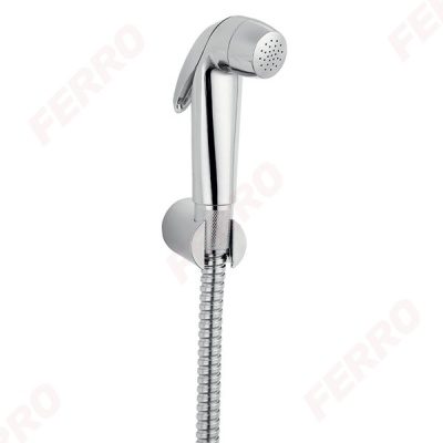 Гигиенический душ со шлангом Ferro Presso хром N100B