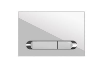 Комплект Cersanit CITY CO DPL EO slim + LINK PRO + кнопка ESTETICA белый с рамкой хром 64277. Акция