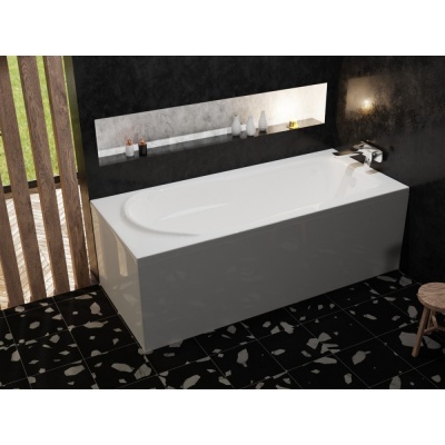 Ванна акриловая с ножками Bonito Home MALVA 150*70, белый BH-MA-204-150/St