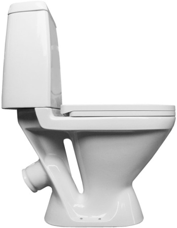 Унитаз-компакт напольный Sanita Кама стандарт KMASACC01090211, белый