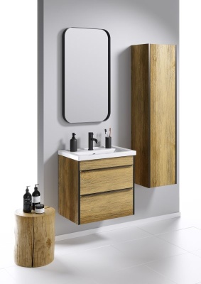 Зеркало в металлической раме Aqwella RM, черный RM0205BLK