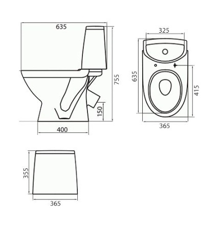 Унитаз-компакт Kolo Runa L89200