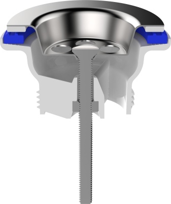 Выпуск 1 1/4" с мет.реш. Aquant NV114-70-MR