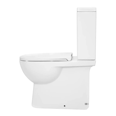 Унитаз-компакт напольный Sanita Luxe Quadro Slim QDRSLCC01151022, белый