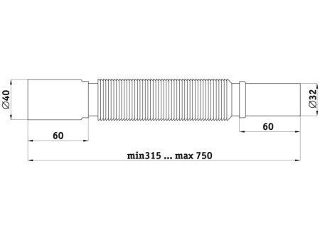 Гибкая труба Ани Пласт 32 K304