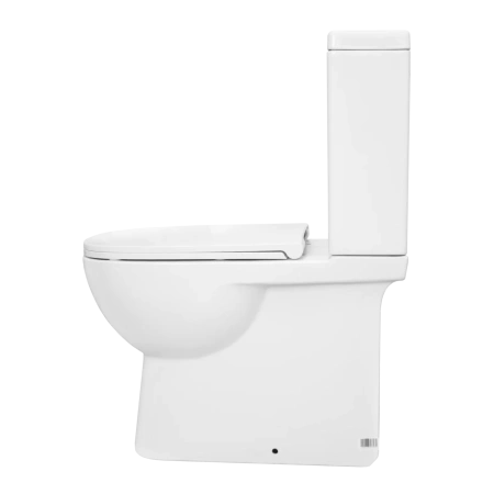 Унитаз-компакт напольный Sanita Luxe Quadro Slim QDRSLCC01151022, белый