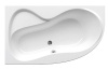 Ванна акриловая левая Ravak ROSA 150x95 L, белая C551000000