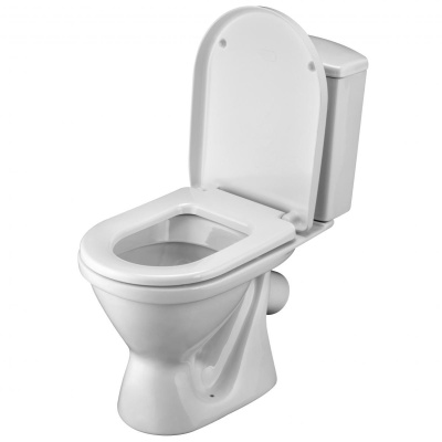 Унитаз напольный Santek Алькор, белый 1WH302140. Образец. Распродажа