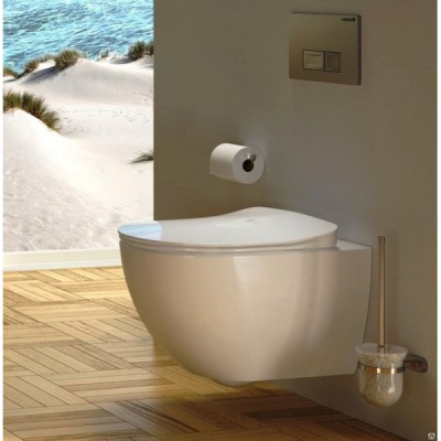 Унитаз подвесной Creavit Free безободковый FE322-34CB00E-0002 с сиденьем Унитаз подвесной Creavit Free безободковый FE322-34CB00E-0002 с сиденьем