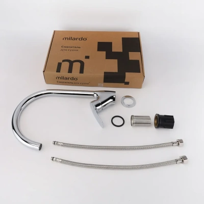 Смеситель для кухни Milardo Rora, глянцевый хром RORSB0JM05