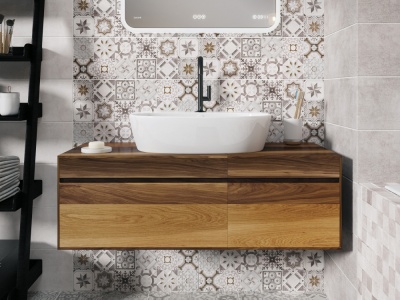 Зеркало с подсветкой, сенсором, антизапотеванием и часами Cersanit LED  070 pro 80*60 LU-LED070*80-p-Os