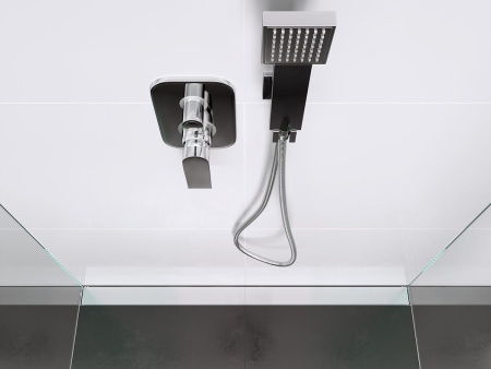 Трап/канал для душа линейный Ferro Super Slim Pro, хром OLSP1-80