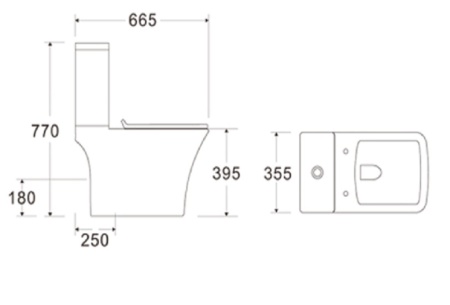 Унитаз напольный Cerutti Bernina, белый CT7193