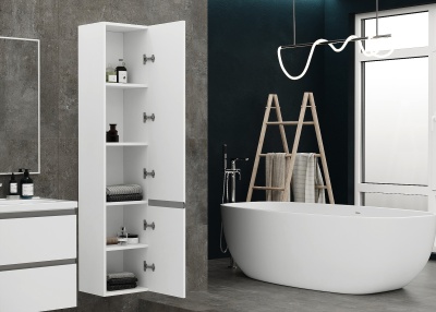 Пенал подвесной правый Laparet Electra 35, белый глянец LE-TCAB-35-01R