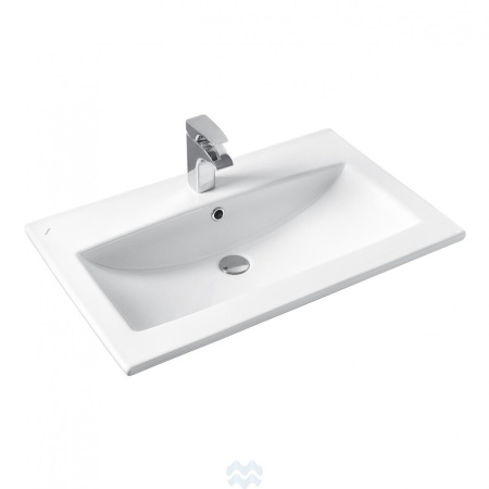 Тумба IDEA Квадро 75 с умывальником Элина 75