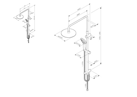 Душевая система AM.PM Gem F0790000