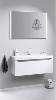 Зеркало для ванной прямоугольное с подсветкой Aqwella SM SM0208 80см