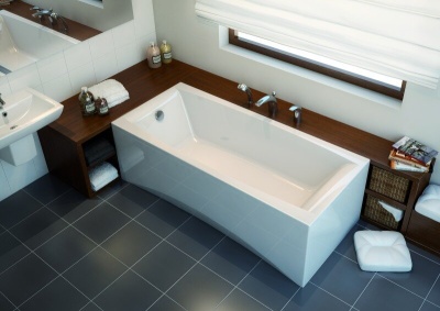 Ванна акриловая прямоугольная Cersanit Virgo 180x80 (ванна с ножками). Распродажа