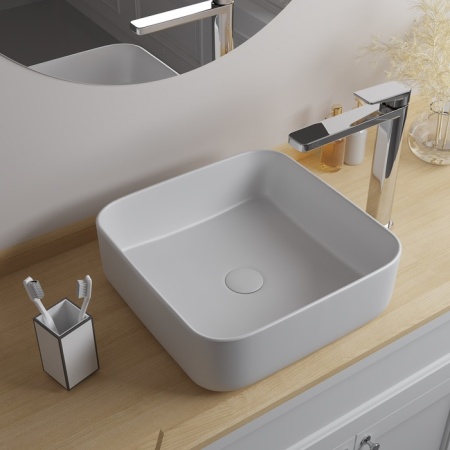 Умывальник накладной Iddis Bridge 39 BRIWS04i27, белый