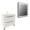 Комплект: тумба и зеркало Iddis Cloud 80 см. Акция