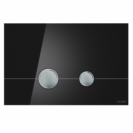 Кнопка для инсталляции Cersanit STERO BU-STE/Blg/Gl черный