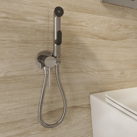 Смеситель встраиваемый с гигиеническим душем Milardo Tidy 001SBR0M08