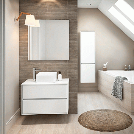 Умывальник Cersanit CREA 35 SQUARE UM-CRE35/1-oc-S