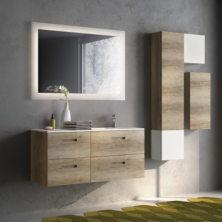 Зеркало Silver Mirrors Норма - 3 800х600 (подогрев, часы, сенсорный выключатель) ФР-00001041. Распродажа