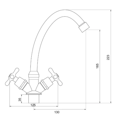 Смеситель для кухни РМС РМС-Л2-271Г