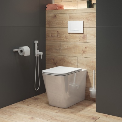 Унитаз приставной безободковый Iddis Bild, белый BILRDSEi26