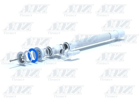 Сифон гофрированный  Ани Пласт удлиненный G118