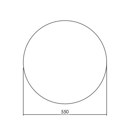 Зеркало Silver Mirrors Саванна RGB D550 (SMART-управление)