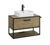 Тумба под умывальник Акватон Лофт Фабрик 80, дуб кантри 1A242401LTDY0