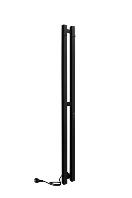 Полотенцесушитель Indigo Style PRO (electro) 120/10 (скр.монтаж, унив.подкл.R/L, black) LSPRE120-10BRRt