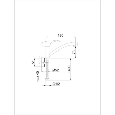 Смеситель для умывальника Rubineta Prince P 19 SHER