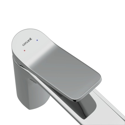 Смеситель для умывальника однорычажный с донным клапаном Cersanit Odra, хром А63050. Образец. Распродажа